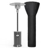 Pamapic 48,000 BTU Propane Patio Heater with Table Top & Wheels