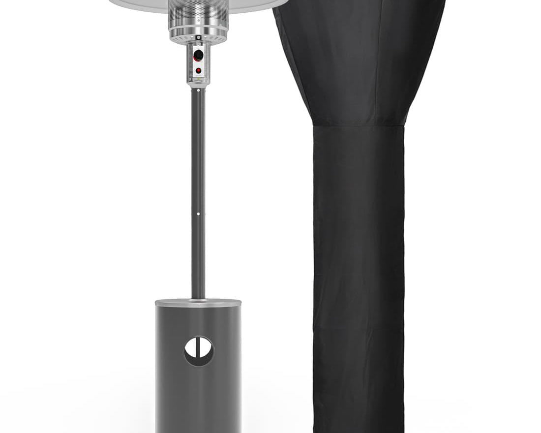 48,000 BTU Propane Patio Heater with Table Top & Wheels