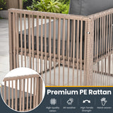 Pamapic Wicker Outdoor Sectional Sofa