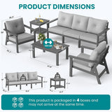 Corex HDPE Outdoor Sectional Sofa