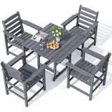 Corex HDPE Classic Dining Set,5-Piece