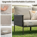 Axis Woven Rope Outdoor Sectional Set, 7-Piece