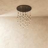 Pulcher Glass Tears Chandelier