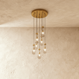Pulcher Glass Tears Chandelier
