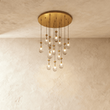 Pulcher Glass Tears Chandelier