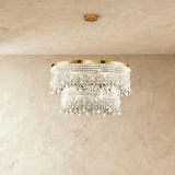 Rexana Crystal Tiered Chandelier