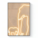 Safari Flare Illuminated Art