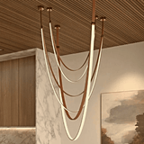 Shalom Leather Chandelier