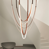 Shalom Leather Chandelier