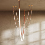 Shalom Leather Chandelier