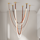 Shalom Leather Chandelier
