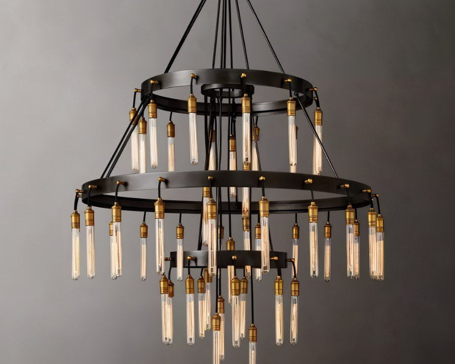 Sidero 3-Tier Round Chandelier