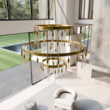 Sidero 3-Tier Round Chandelier