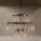 Sidero 3-Tier Round Chandelier