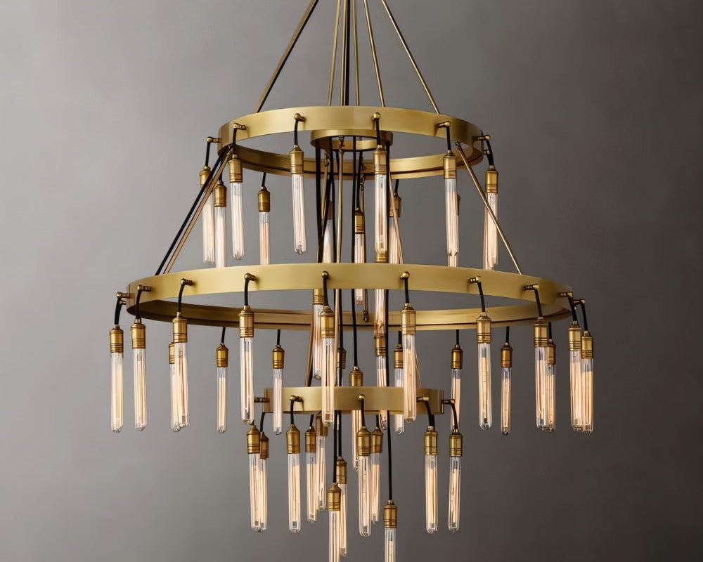Sidero 3-Tier Round Chandelier