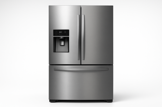 stainless steel side by side refrigerator