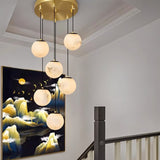 Tama Alabaster Chandelier Light