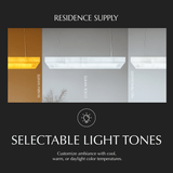 Teva Rectangular Alabaster Chandelier