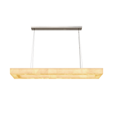 Teva Rectangular Alabaster Chandelier