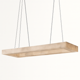 Teva Rectangular Alabaster Chandelier