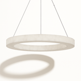 Teva Round Alabaster Chandelier