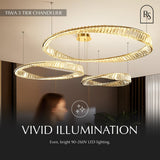 Tiwa 3-Tier Chandelier