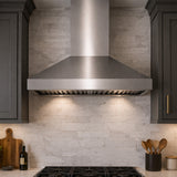 36 Inch 750 CFM Wall Mount Range Hood - VICTORY Twister