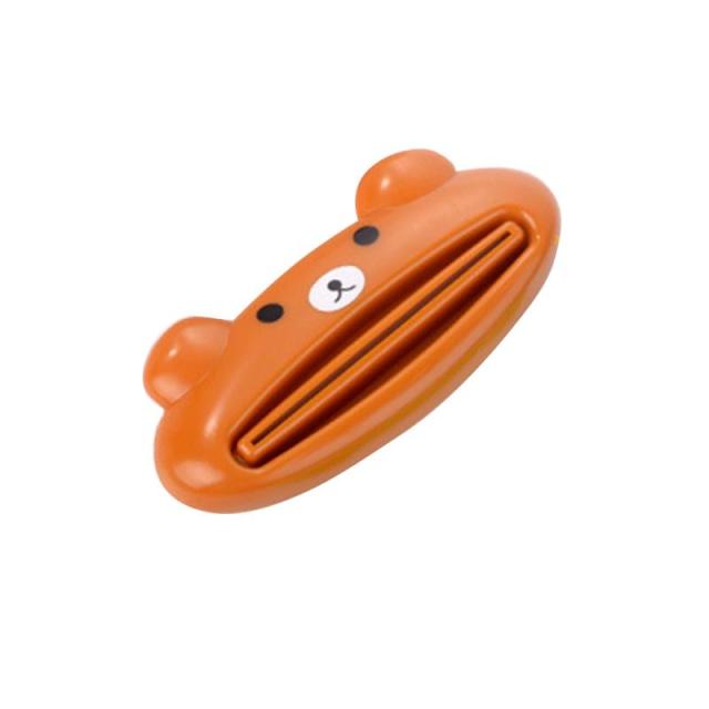 Plastic Cartoon Toothpaste Dispenser Tube Squeezer Home Tube Squeezer Easy Tooth Paste Rolling Holder Bathroom Accessories