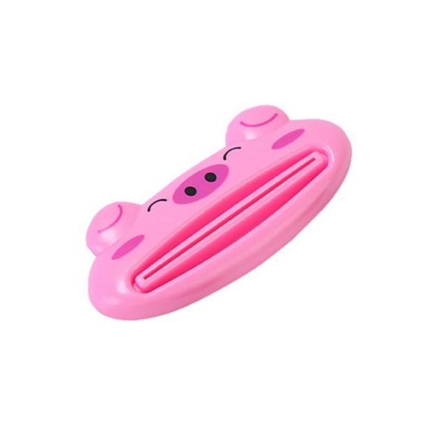 Plastic Cartoon Toothpaste Dispenser Tube Squeezer Home Tube Squeezer Easy Tooth Paste Rolling Holder Bathroom Accessories